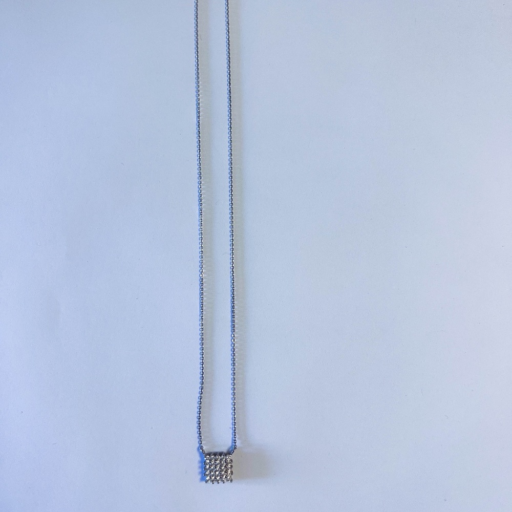 Sterling Silver 18 in Dimonique necklace